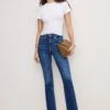 GOOD AMERICAN ALWAYS FITS GOOD LEGS STRAIGHT JEANS | INDIGO571 -GOOD AMERICAN STORE 1.241125 43 GLSTAF739T I571 GLS A 0047