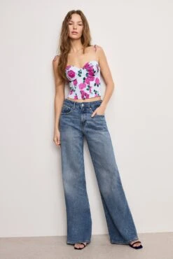 GOOD AMERICAN GOOD EASE RELAXED JEANS | INDIGO575 -GOOD AMERICAN STORE 1.241205 02 GRWL384 I575 GERJ A 0046