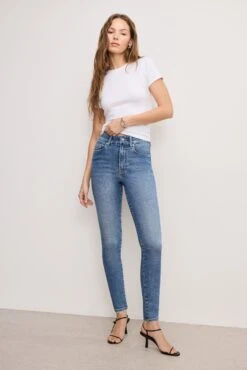 GOOD AMERICAN ALWAYS FITS GOOD LEGS SKINNY JEANS | INDIGO316 -GOOD AMERICAN STORE 1.241205 39 GLAFDBP478T I316 GLS A 0017