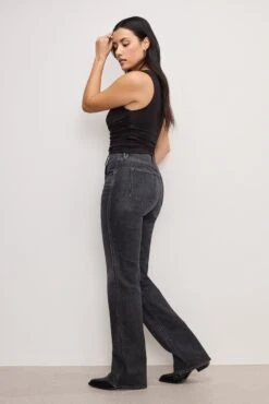 GOOD AMERICAN GOOD COWBOY BOOTCUT JEANS | BLACK354 -GOOD AMERICAN STORE 10.241210 25 GCOWB175BS K354 B 3239