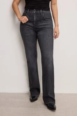 GOOD AMERICAN GOOD COWBOY BOOTCUT JEANS | BLACK354 -GOOD AMERICAN STORE 11.241210 25 GCOWB175BS K354 B 3216