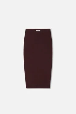 GOOD AMERICAN MATTE JERSEY MIDI PENCIL SKIRT | BARK003
