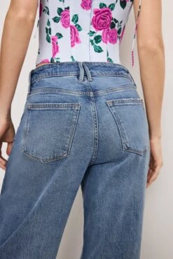 GOOD AMERICAN GOOD EASE RELAXED JEANS | INDIGO575 -GOOD AMERICAN STORE 2.241205 02 GRWL384 I575 GERJ A 0155