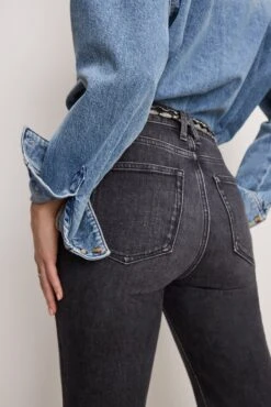 GOOD AMERICAN GOOD COWBOY BOOTCUT JEANS | BLACK354 -GOOD AMERICAN STORE 2.241205 08 GCOWB175BS K354 A 0169