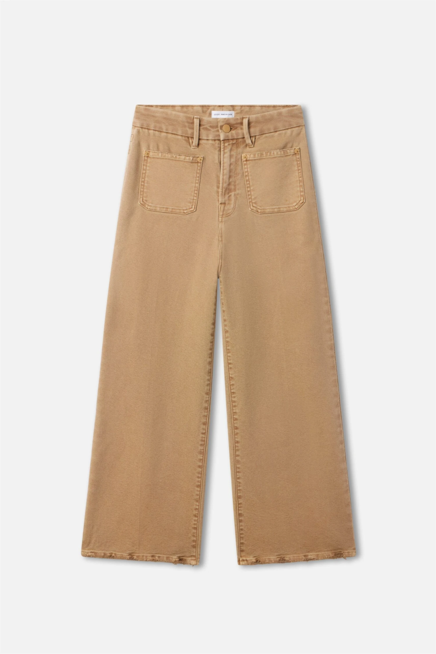 GOOD AMERICAN PALAZZO CROPPED PANTS | GOOD KHAKI001 3 GOOD AMERICAN PALAZZO CROPPED PANTS | GOOD KHAKI001