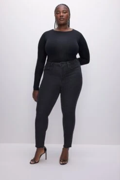 GOOD LEGS SKINNY | BLACK184 -GOOD AMERICAN STORE 230330 10 GLRH419CET K184 SU23 C 0016