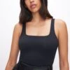 GOOD AMERICAN SCUBA MODERN TANK BODYSUIT | BLACK001 -GOOD AMERICAN STORE 230608 08 GB0375 K001 FALL23 A 0027