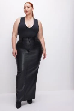 GOOD AMERICAN SCUBA DEEP V TANK BODYSUIT | BLACK001 -GOOD AMERICAN STORE 230614 03 GB0540 K001 FALL23 C 0003