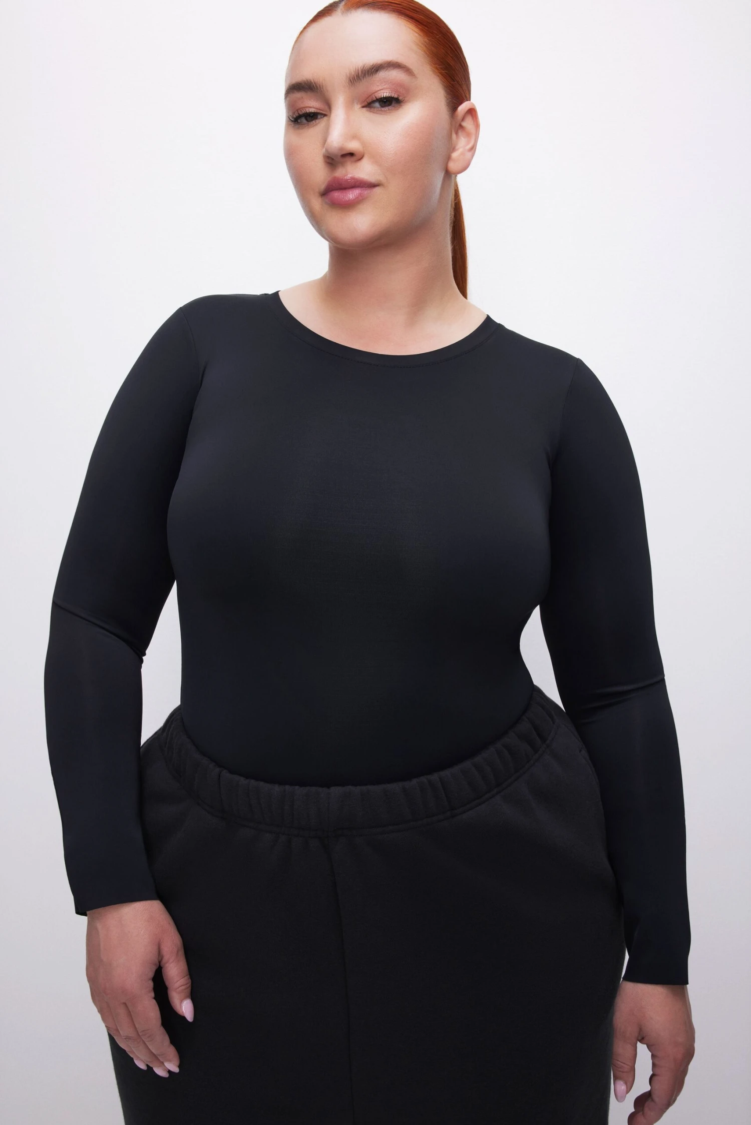 GOOD AMERICAN SCUBA CREWNECK BODYSUIT | BLACK001 10 GOOD AMERICAN SCUBA CREWNECK BODYSUIT | BLACK001 - Image 8