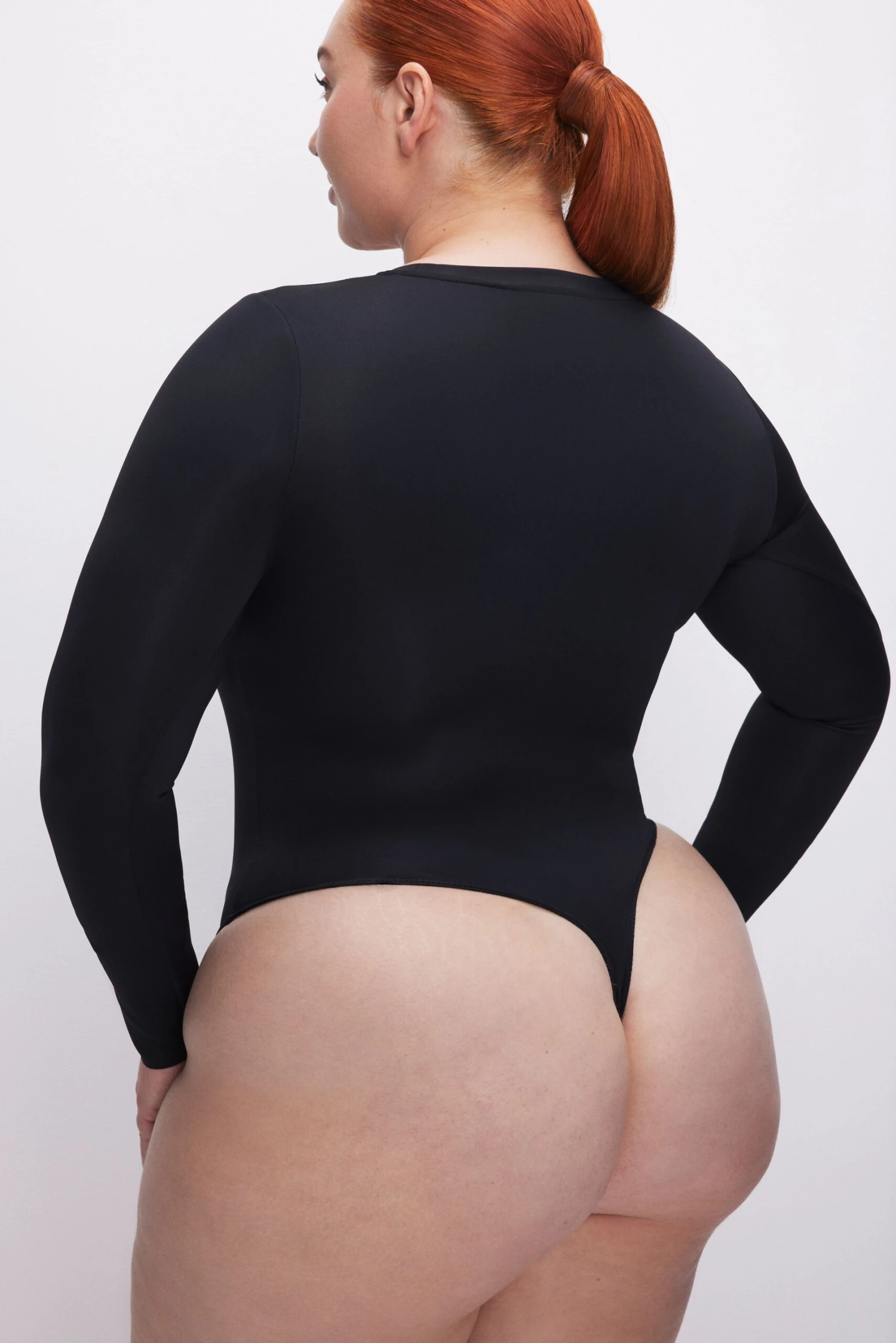 GOOD AMERICAN SCUBA CREWNECK BODYSUIT | BLACK001 12 GOOD AMERICAN SCUBA CREWNECK BODYSUIT | BLACK001 - Image 10