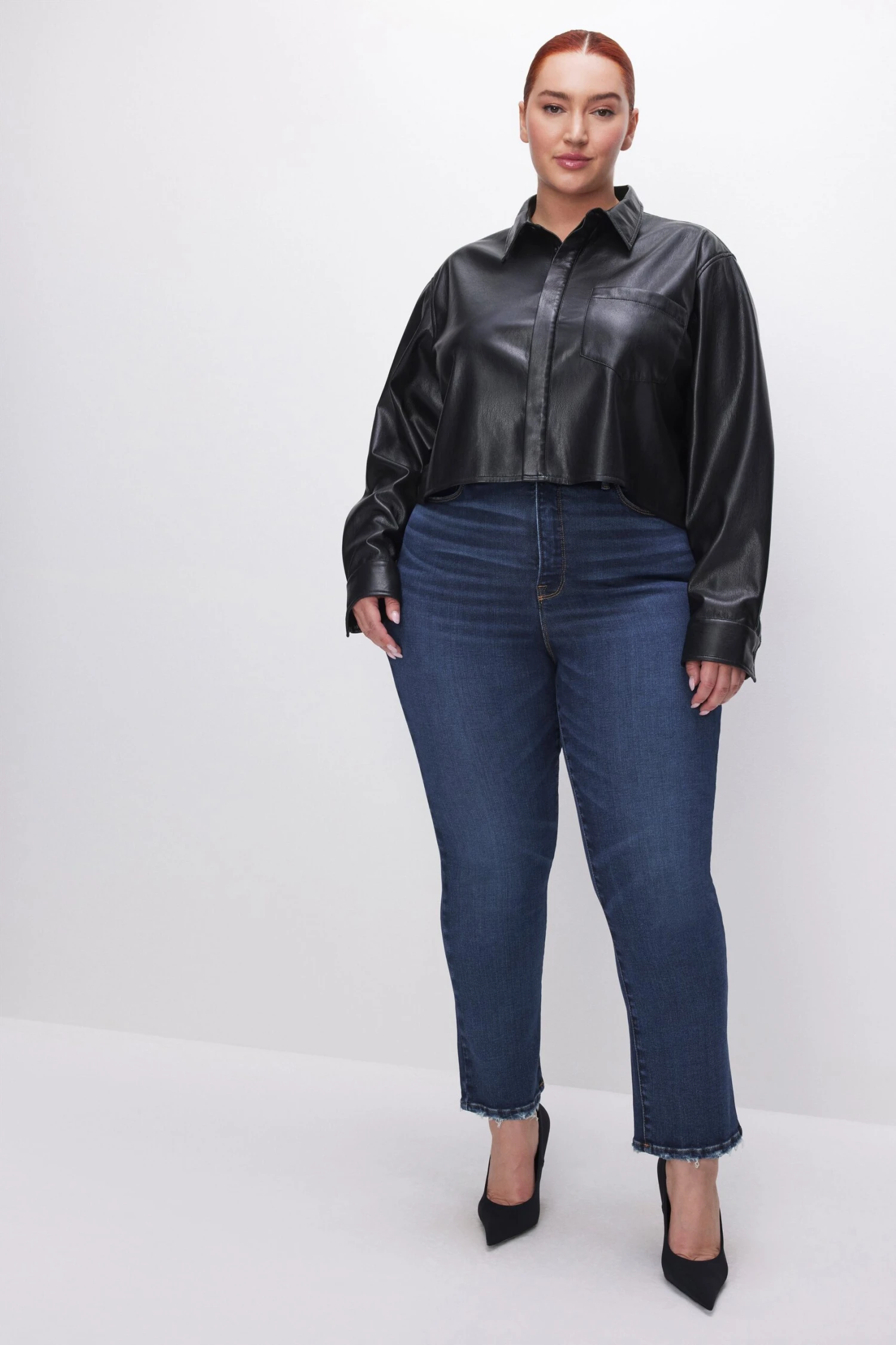 GOOD AMERICAN SOFT-TECH GOOD LEGS STRAIGHT JEANS | INDIGO511 11 GOOD AMERICAN SOFT-TECH GOOD LEGS STRAIGHT JEANS | INDIGO511 - Image 9