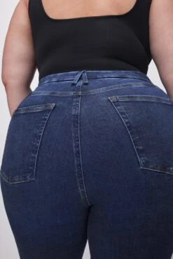 GOOD AMERICAN POWER STRETCH PULL-ON SKINNY JEANS | INDIGO491 -GOOD AMERICAN STORE 230629 06 GLV478TE I491 FALL23 C 0063