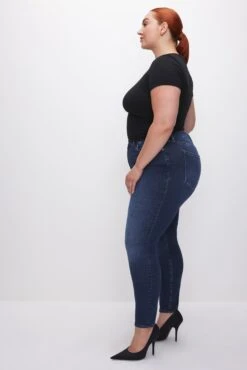 GOOD AMERICAN ALWAYS FITS GOOD LEGS SKINNY JEANS | INDIGO446 -GOOD AMERICAN STORE 230717 33 GLSKAF478T I446 FALL23 C 0068