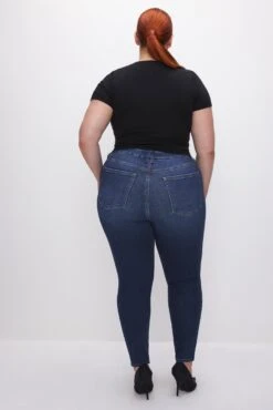 GOOD AMERICAN ALWAYS FITS GOOD LEGS SKINNY JEANS | INDIGO446 -GOOD AMERICAN STORE 230717 33 GLSKAF478T I446 FALL23 C 0073