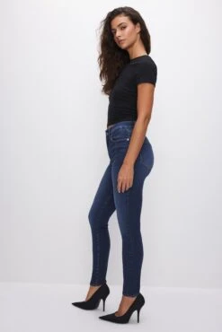 GOOD AMERICAN ALWAYS FITS GOOD LEGS SKINNY JEANS | INDIGO446 -GOOD AMERICAN STORE 230718 27 GLSKAF478T I446 FALL23RESHOOT A 0029