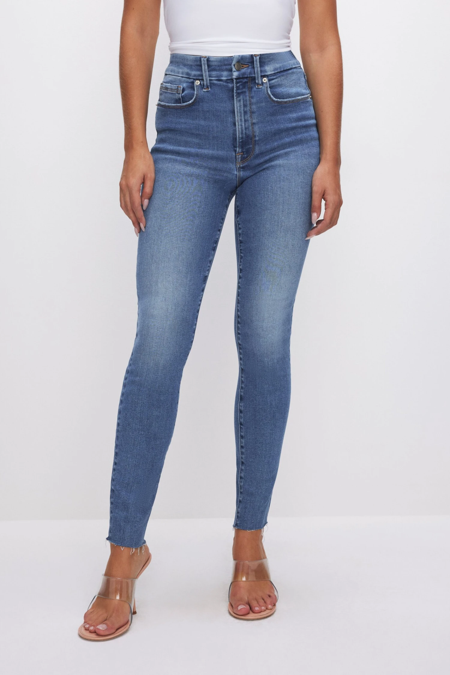 GOOD AMERICAN ALWAYS FITS GOOD WAIST SKINNY JEANS | INDIGO324 5 GOOD AMERICAN ALWAYS FITS GOOD WAIST SKINNY JEANS | INDIGO324 - Image 3