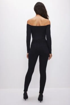 GOOD AMERICAN ALWAYS FITS GOOD LEGS SKINNY JEANS | BLACK165 -GOOD AMERICAN STORE 230718 38 GLAF478BAT K165 FALL23RESHOOT A 0031