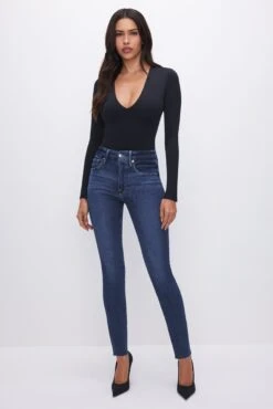 GOOD AMERICAN GOOD LEGS SKINNY JEANS | BLUE866 -GOOD AMERICAN STORE 230822 10 GLRH941CET B866 FALL23 A 0005