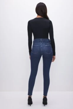 GOOD AMERICAN GOOD LEGS SKINNY JEANS | BLUE866 -GOOD AMERICAN STORE 230822 10 GLRH941CET B866 FALL23 A 0053