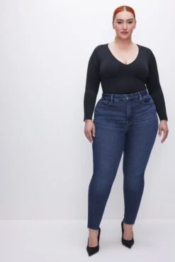 GOOD AMERICAN GOOD LEGS SKINNY JEANS | BLUE866 -GOOD AMERICAN STORE 230823 21 GLRH941CET B866 FALL23 C 0006