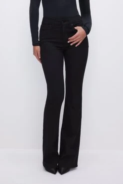 GOOD AMERICAN GOOD CLASSIC BOOTCUT JEANS | BLACK001 -GOOD AMERICAN STORE 230912 43 GCB47SBTE K001 HOL23 A 0032