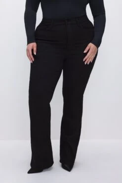 GOOD AMERICAN GOOD CLASSIC BOOTCUT JEANS | BLACK001 -GOOD AMERICAN STORE 230913 21 GCB47SBTE K001 HOL23 C 0049