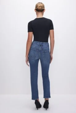 GOOD STRAIGHT COMPRESSION JEANS | INDIGO271 -GOOD AMERICAN STORE 230926 23 GS014TP I271 FALL23 A 2311 30f7d56a f856 4392 a397 a909ef35b817