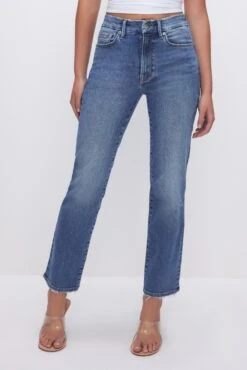 GOOD AMERICAN ALWAYS FITS GOOD LEGS STRAIGHT JEANS | INDIGO316 20 GOOD AMERICAN ALWAYS FITS GOOD LEGS STRAIGHT JEANS | INDIGO316 -GOOD AMERICAN STORE 230926 29 GLAF478T I316 CORERESHOOT A 2894