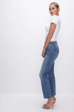 GOOD AMERICAN ALWAYS FITS GOOD LEGS STRAIGHT JEANS | INDIGO316 21 GOOD AMERICAN ALWAYS FITS GOOD LEGS STRAIGHT JEANS | INDIGO316 -GOOD AMERICAN STORE 230926 29 GLAF478T I316 CORERESHOOT A 2921
