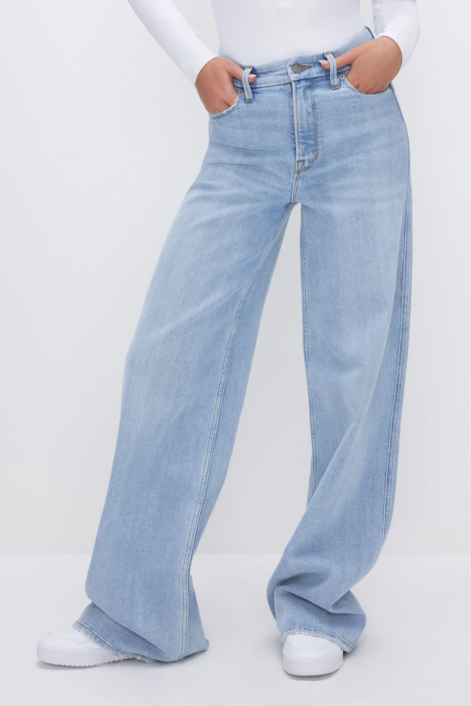 GOOD AMERICAN GOOD SKATE WIDE LEG JEANS | INDIGO634 3 GOOD AMERICAN GOOD SKATE WIDE LEG JEANS | INDIGO634
