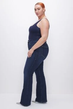 SOFT-TECH GOOD CLASSIC BOOTCUT JEANS | INDIGO572 -GOOD AMERICAN STORE 231107 01 GCLB960T I572 H23 C 0048