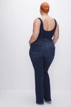 SOFT-TECH GOOD CLASSIC BOOTCUT JEANS | INDIGO572 -GOOD AMERICAN STORE 231107 01 GCLB960T I572 H23 C 0060