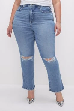 GOOD CURVE STRAIGHT JEANS | INDIGO628 -GOOD AMERICAN STORE 231107 31 GCST960T I628 SP24 C 0036