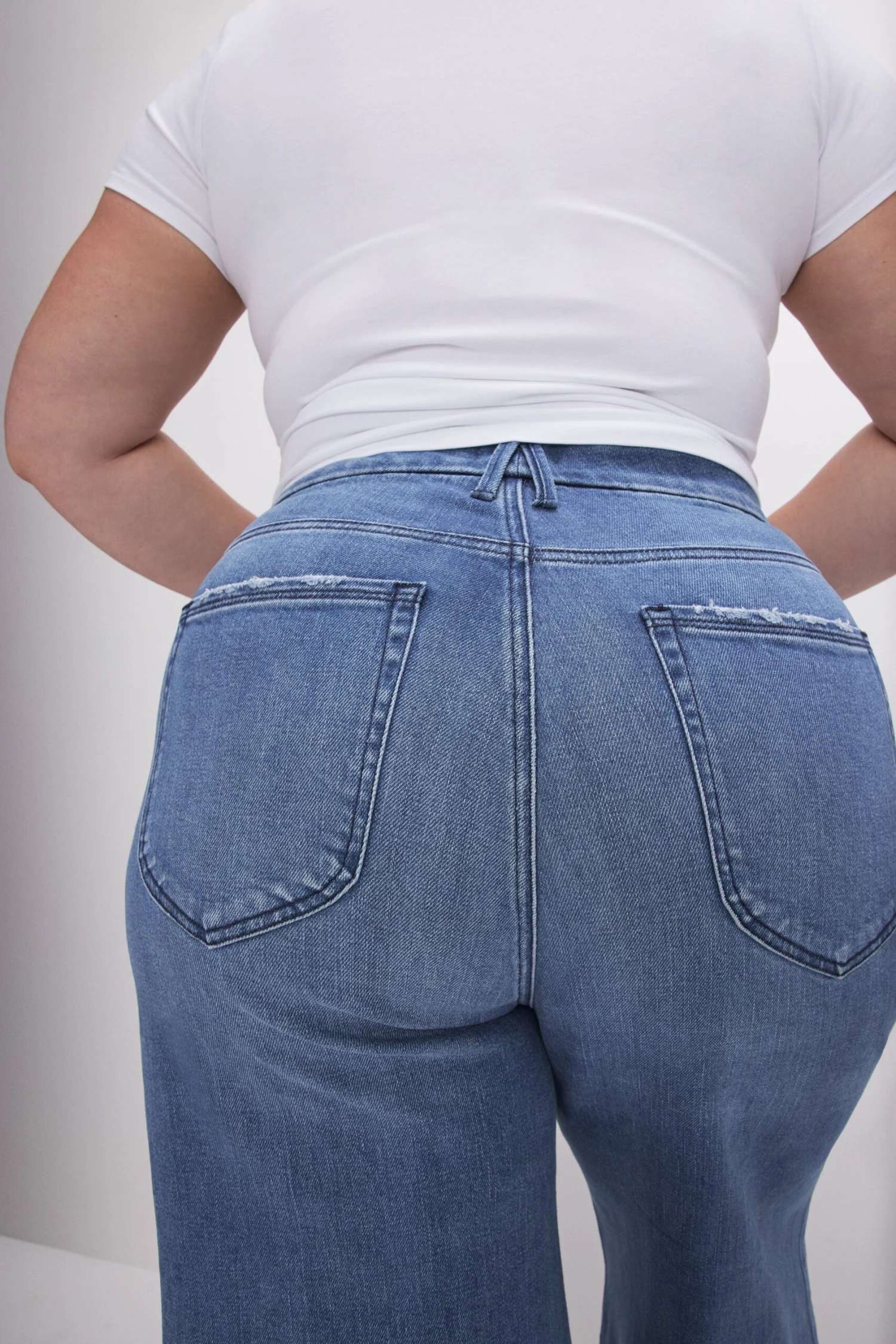 GOOD AMERICAN GOOD WAIST CROPPED PALAZZO JEANS | INDIGO338 12 GOOD AMERICAN GOOD WAIST CROPPED PALAZZO JEANS | INDIGO338 - Image 10