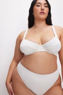 ALWAYS FITS DEMI BIKINI TOP | CLOUD WHITE -GOOD AMERICAN STORE 231121 08 GSW0976 CLW1 SP24 C 0021
