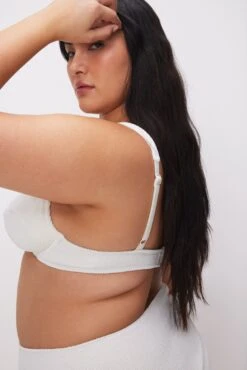 ALWAYS FITS DEMI BIKINI TOP | CLOUD WHITE -GOOD AMERICAN STORE 231121 08 GSW0976 CLW1 SP24 C 0051