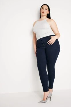 ALWAYS FITS GOOD LEGS SKINNY JEANS | DEEPBLUE04 -GOOD AMERICAN STORE 240326 38 GL478T DB04 CORE C 0020