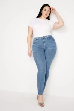 ALWAYS FITS GOOD LEGS SKINNY JEANS | DENETHICBLUE06 -GOOD AMERICAN STORE 240326 42 GLSKAF478T DB06 CORE C 0021