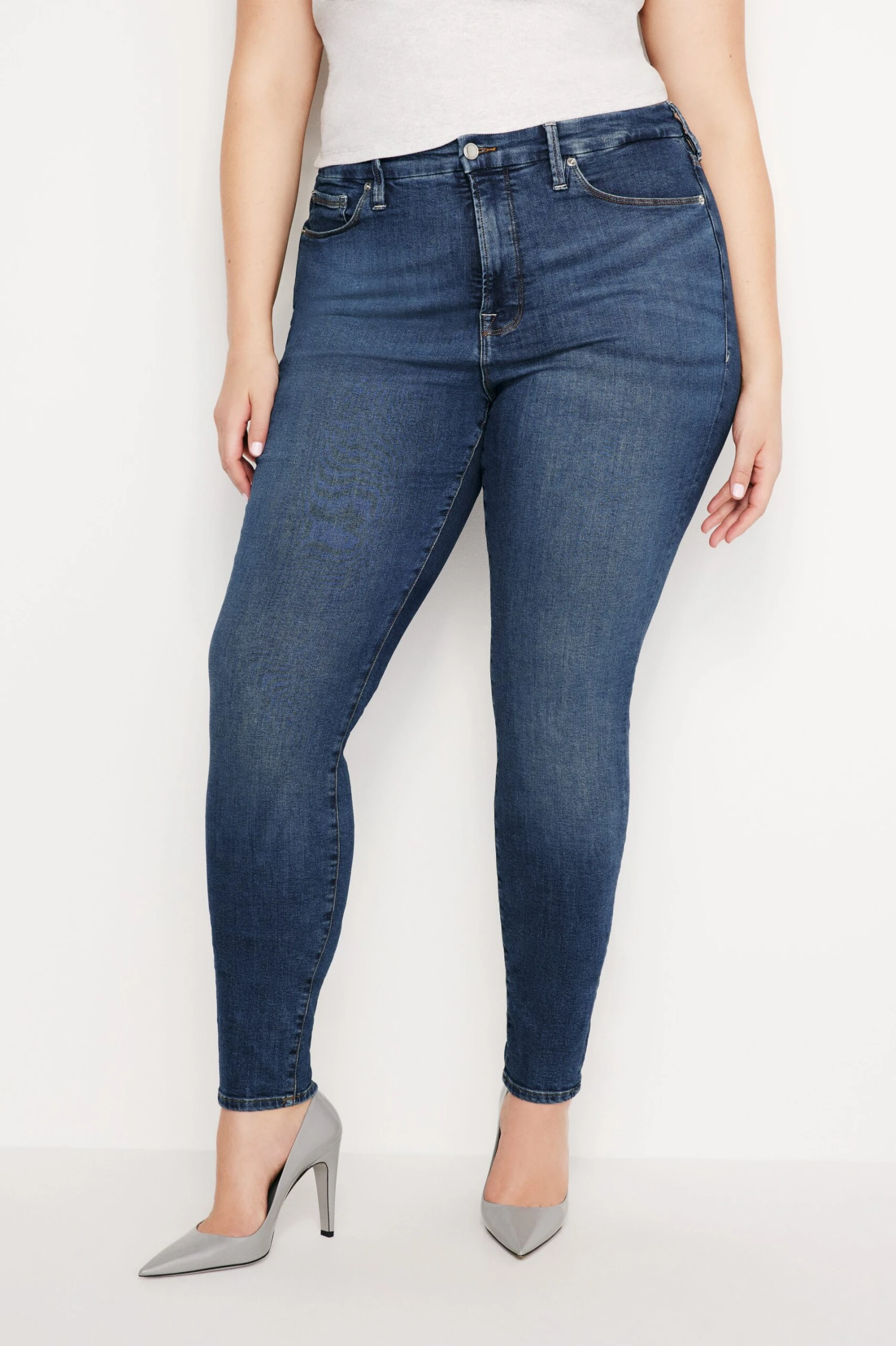 GOOD AMERICAN GOOD LEGS SKINNY JEANS | BLUE004 14 GOOD AMERICAN GOOD LEGS SKINNY JEANS | BLUE004 - Image 12