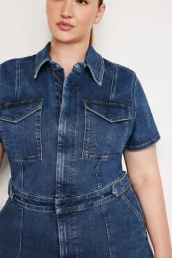 FIT FOR SUCCESS MINI DRESS | INDIGO594 -GOOD AMERICAN STORE 240522 34 GFFSMI478 I594 SUM24 C 0029