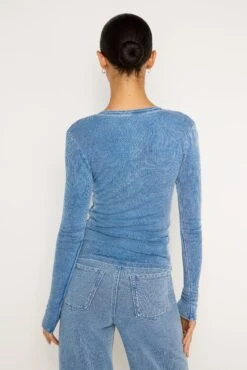 GOOD AMERICAN JEANIUS FITTED HENLEY | INDIGO586 -GOOD AMERICAN STORE 240625 34 GT0369VN I586 FALL24 A 0058