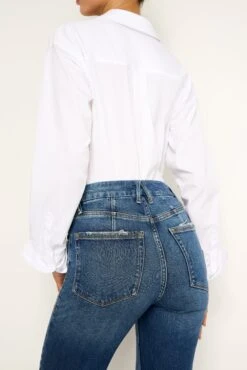 GOOD AMERICAN GOOD ICON STRAIGHT JEANS | INDIGO605 18 GOOD AMERICAN GOOD ICON STRAIGHT JEANS | INDIGO605 -GOOD AMERICAN STORE 240625 46 GICNF395T I605 FALL24 A 0121