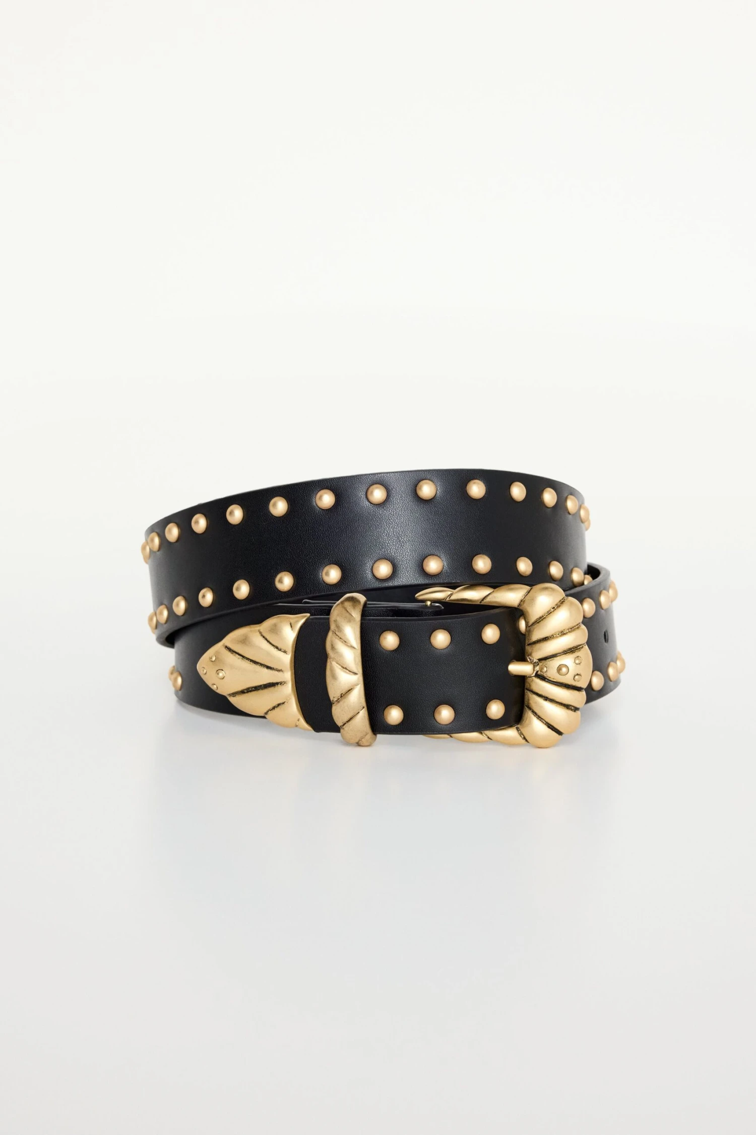GOOD AMERICAN WIDE STUDDED WESTERN BELT | BLACK001 3 GOOD AMERICAN WIDE STUDDED WESTERN BELT | BLACK001