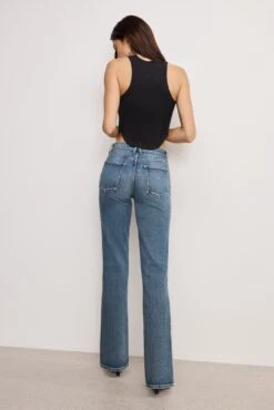 GOOD AMERICAN GOOD COWBOY BOOTCUT JEANS | INDIGO783 -GOOD AMERICAN STORE 241125 10 GCOWB175S I783 A 0106