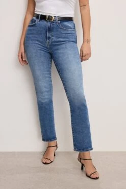 GOOD AMERICAN ALWAYS FITS GOOD LEGS STRAIGHT JEANS | INDIGO316 25 GOOD AMERICAN ALWAYS FITS GOOD LEGS STRAIGHT JEANS | INDIGO316 -GOOD AMERICAN STORE 241210 42 GLAF478T I316 B 5540