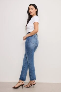 GOOD AMERICAN ALWAYS FITS GOOD LEGS STRAIGHT JEANS | INDIGO316 27 GOOD AMERICAN ALWAYS FITS GOOD LEGS STRAIGHT JEANS | INDIGO316 -GOOD AMERICAN STORE 241210 42 GLAF478T I316 B 5580