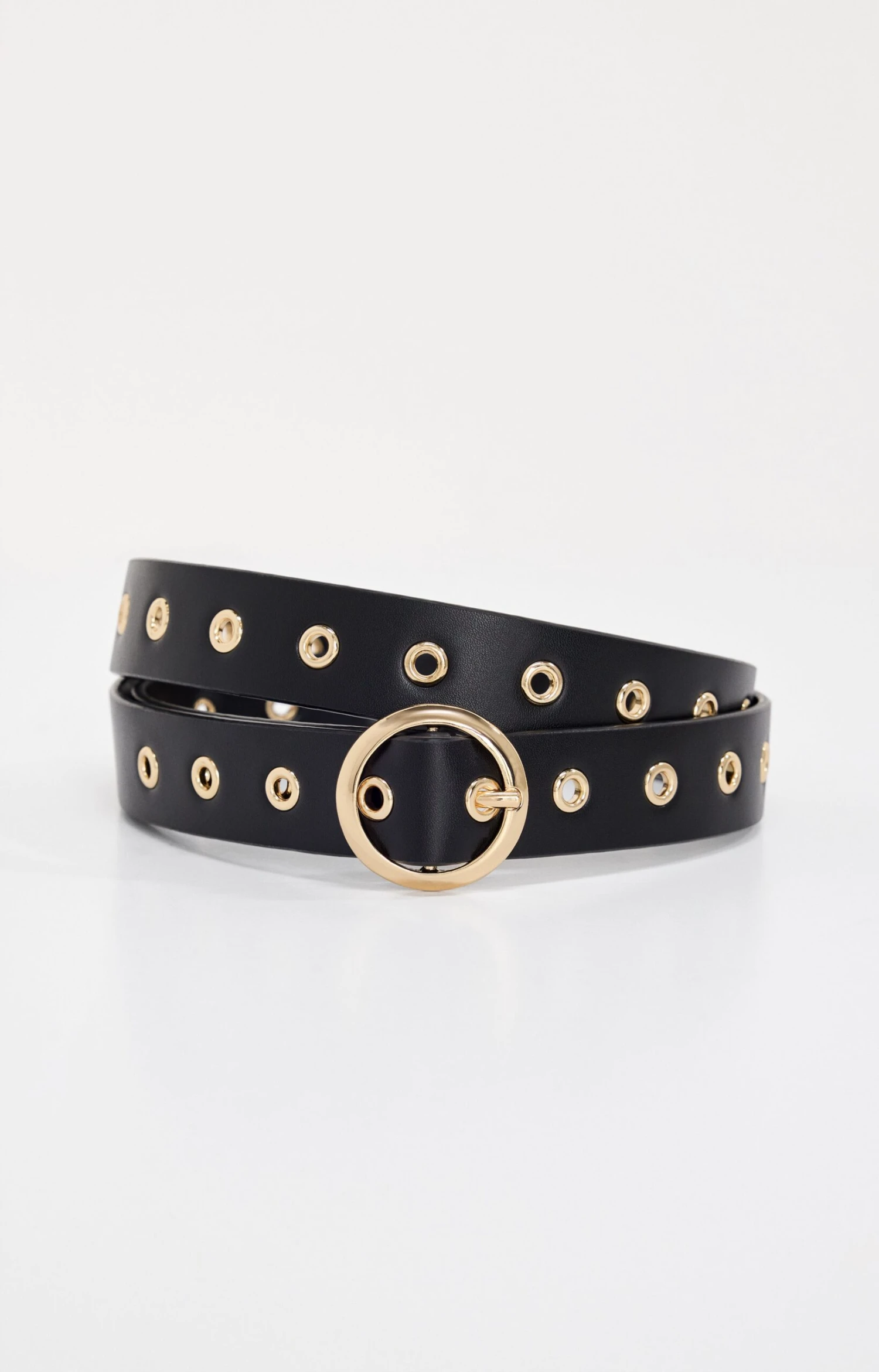SKINNY EYELET BELT | BLACK001 3 SKINNY EYELET BELT | BLACK001