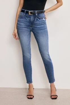 GOOD WAIST SKINNY CROPPEDJEANS | INDIGO326 -GOOD AMERICAN STORE 250129 06 GWCSBP941T I326 GWSC A 0041