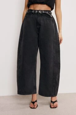 GOOD AMERICAN GOOD EXTREME BARREL JEANS | BLACK373 11 GOOD AMERICAN GOOD EXTREME BARREL JEANS | BLACK373 -GOOD AMERICAN STORE 250204 26 GSBAG156BBS K373 A 3571