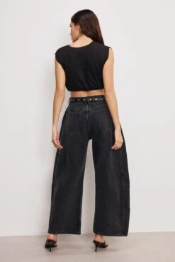 GOOD AMERICAN GOOD EXTREME BARREL JEANS | BLACK373 12 GOOD AMERICAN GOOD EXTREME BARREL JEANS | BLACK373 -GOOD AMERICAN STORE 250204 26 GSBAG156BBS K373 A 3621